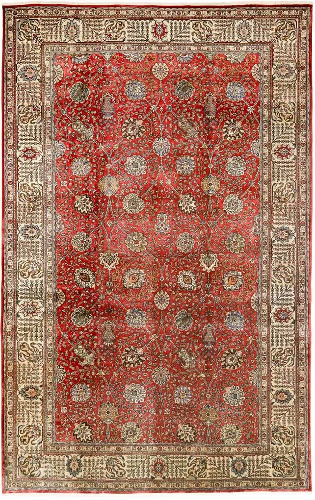 Tabriz Tappeto persiano 310x480 Rosso (Iran) Annodato A Mano