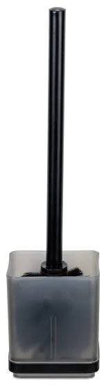 WENKO 71450800 - Set WC VACUUM-LOC QUADRO ED 9,5x37 cm nero