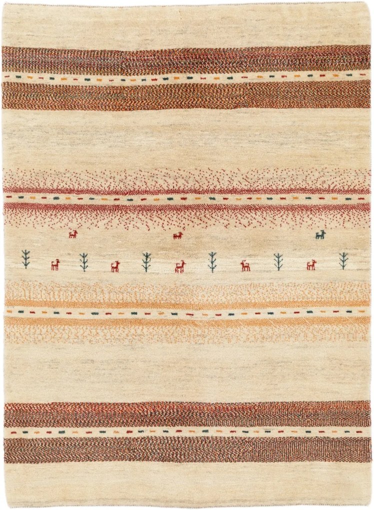 Gabbeh Tappeto 220x160 (Iran) Annodato A Mano