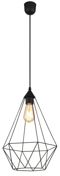 Globo 15745H1 - Lampadario a sospensione con filo ZACHARY 1xE27/60W/230V diametro 30 cm