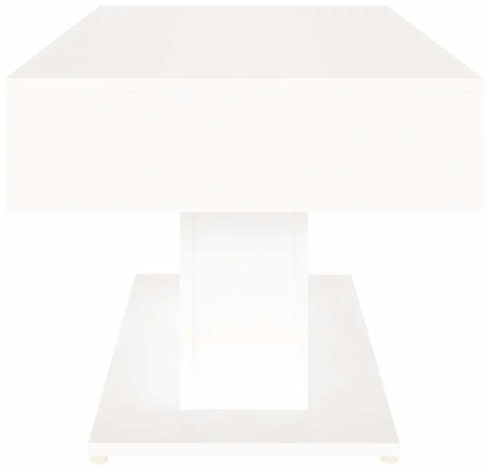 Tavolino da Salotto Bianco 96x50x45 cm in Legno Multistrato
