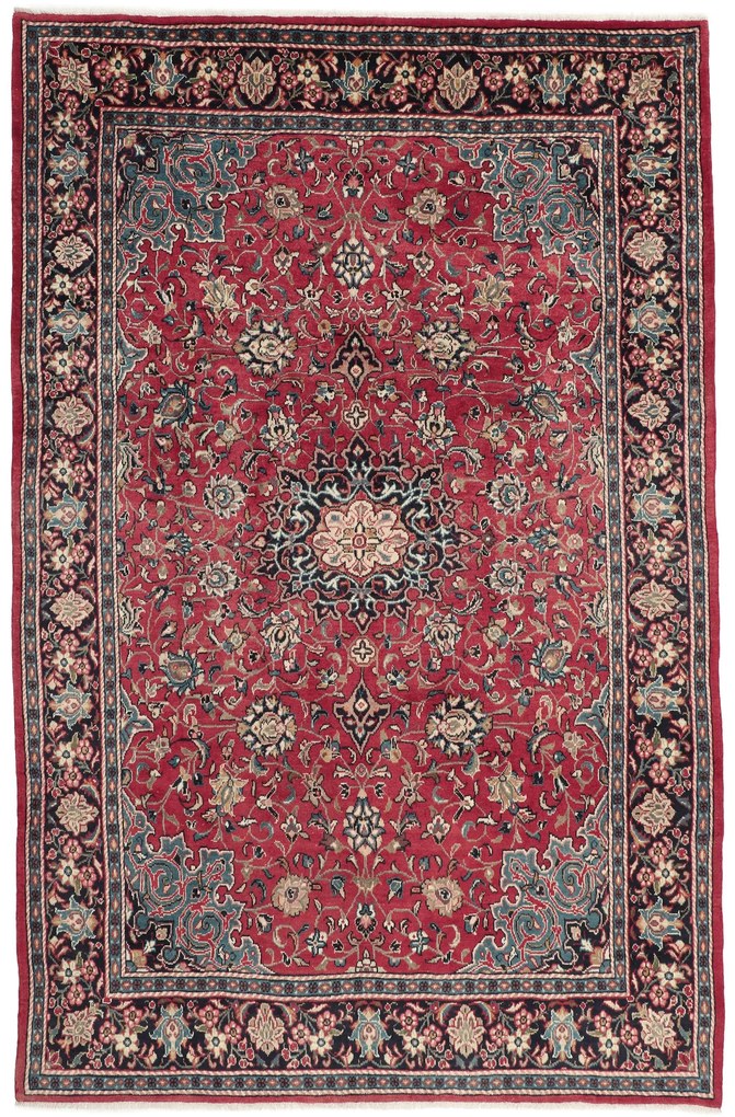 Sarouk Tappeto 330x210 (Iran) Annodato A Mano