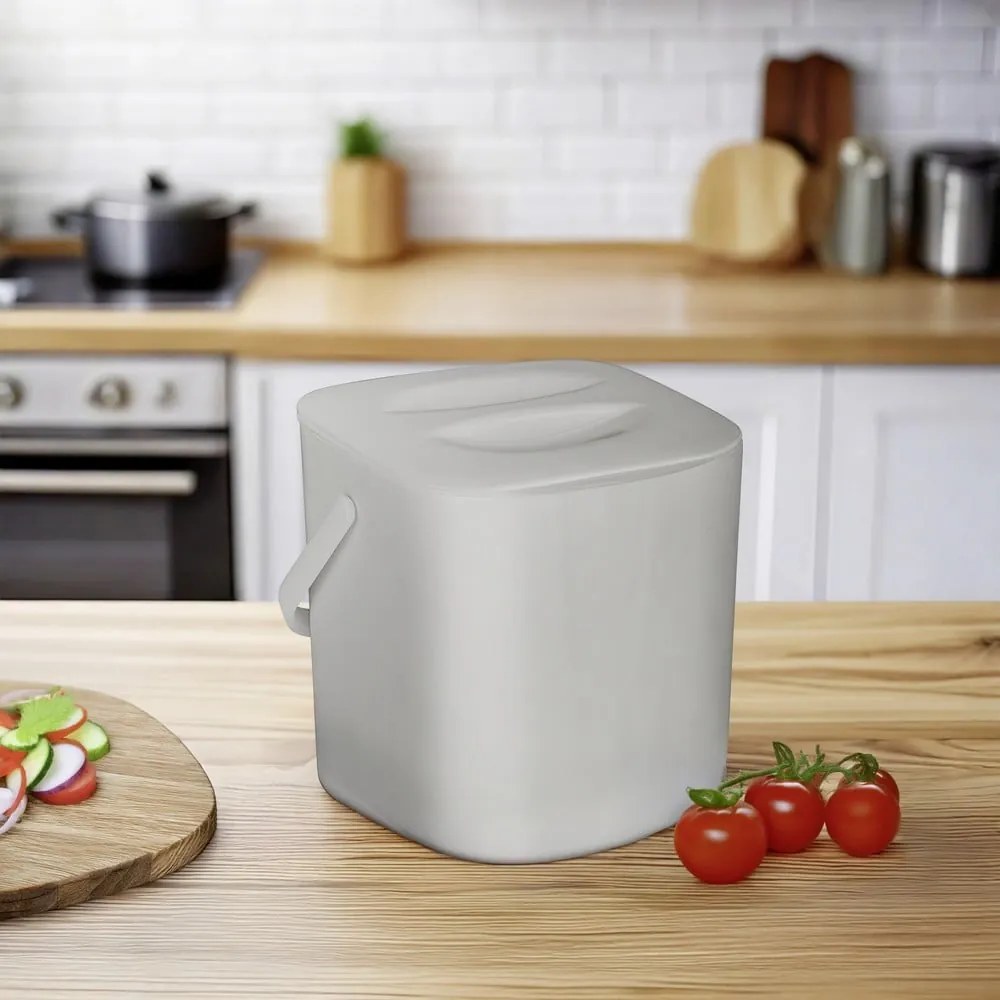 Bidone per l'umido grigio chiaro 3 l Conny – Wenko