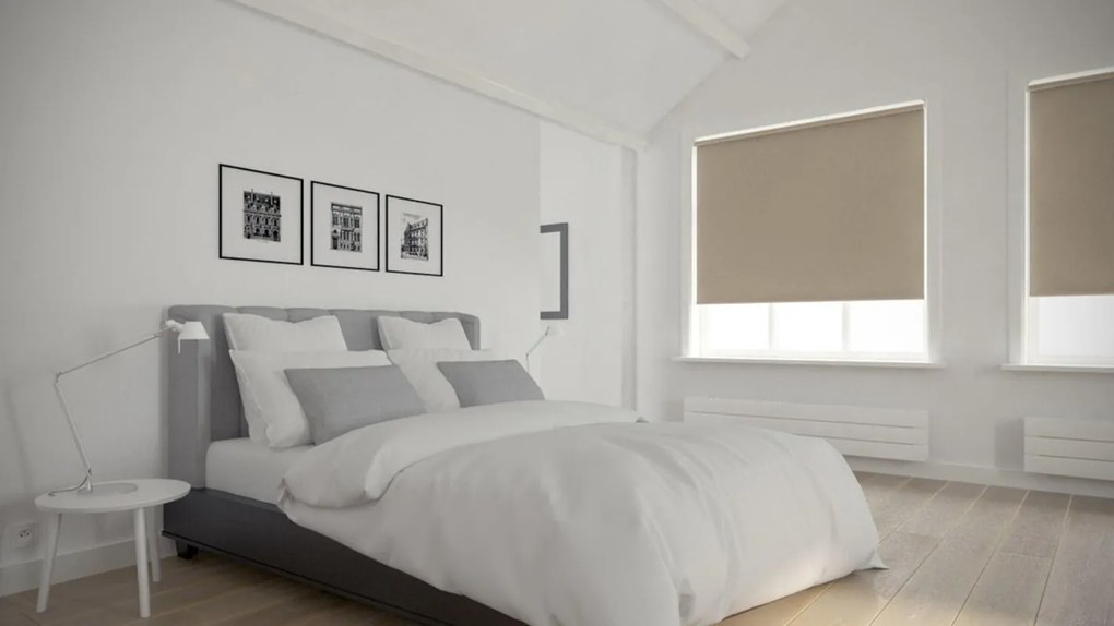 Tenda a rullo oscurante Dublin beige sabbia 150x190 cm