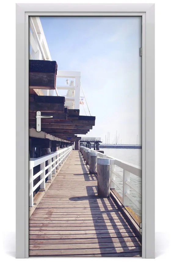 Adesivo per porta interna Il sobot molo 85x205 cm