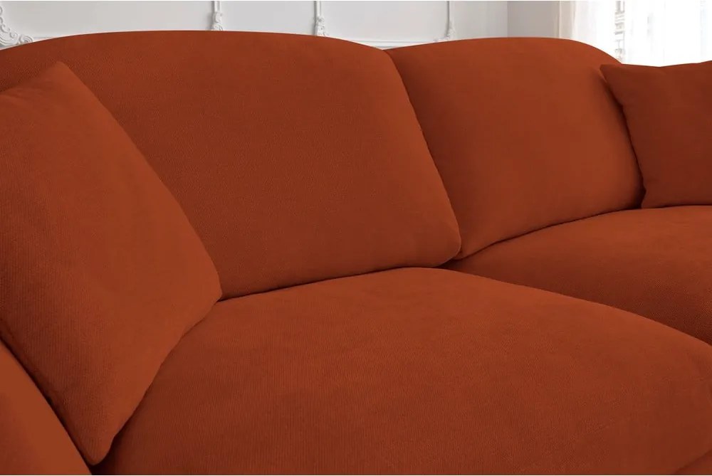 Divano arancione allungabile 235 cm Cezanne – Bobochic Paris