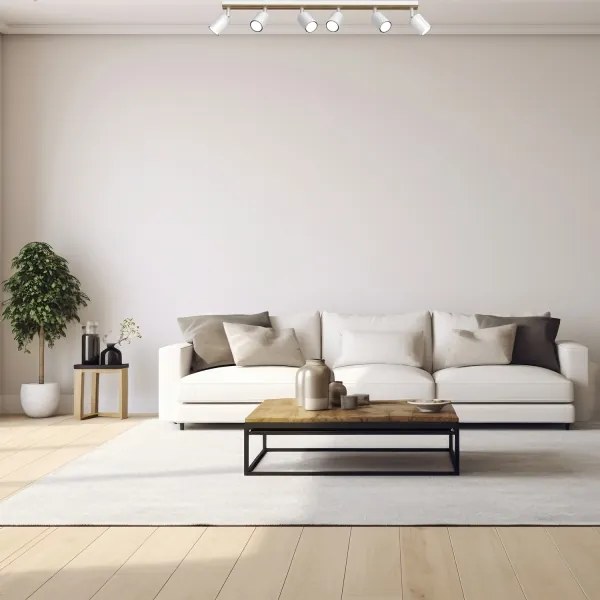 Faretto TERRA 6xGU10/8W/230V bianco/quercia