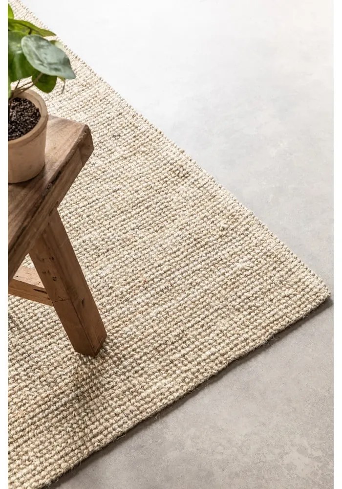 Tappeto color crema in iuta 120x170 cm Bouclé – Hanse Home