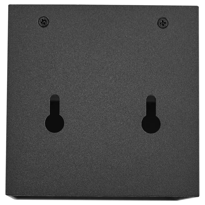 Lampada da parete per esterni Nera con LED integrato, 2 luci, IP65, dimmerabile e solare - Charlene