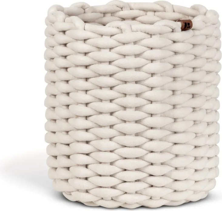 Cesto in tessuto ø 25x25 cm Peach Skin Round M – Bigso