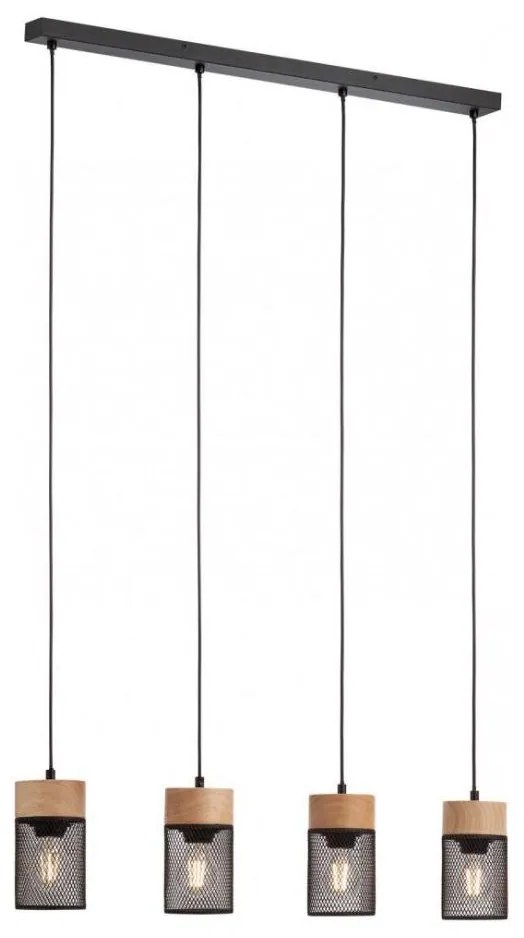 Redo 01-3143 - Lampadario a sospensione con filo STEM 4xE27/42W/230V