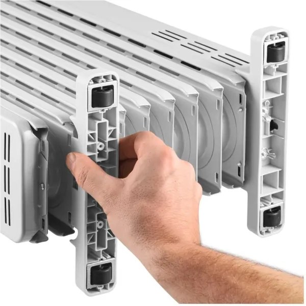 Sencor - Radiatore ad olio con 9 elementi, 800/1200/2000 W, 230 V, bianco