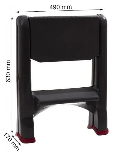 Gradini neri, altezza 63 cm - Curver