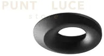 Faretto incasso tuono gu10 cut out diametro 9,6cm ip20 nero