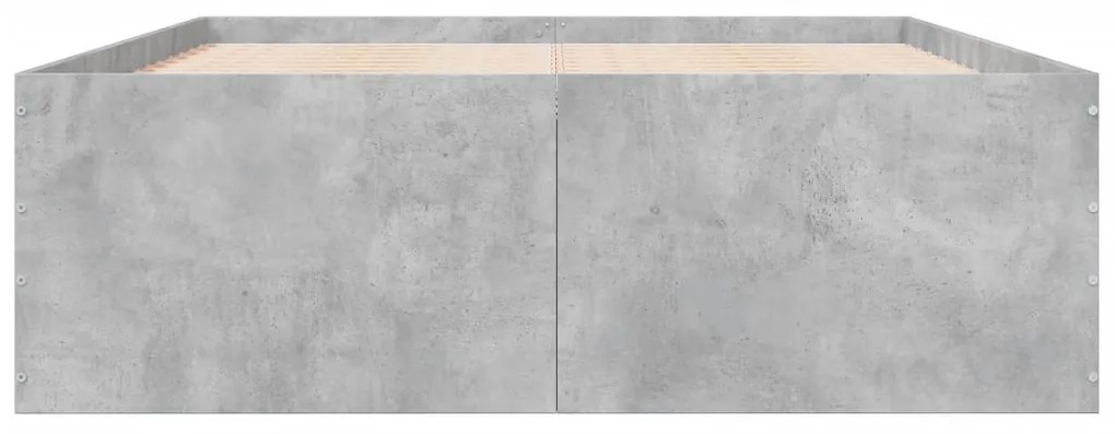 Giroletto grigio cemento 140x200 cm in legno multistrato