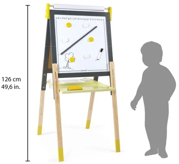 Janod - Lavagna magnetica grigia