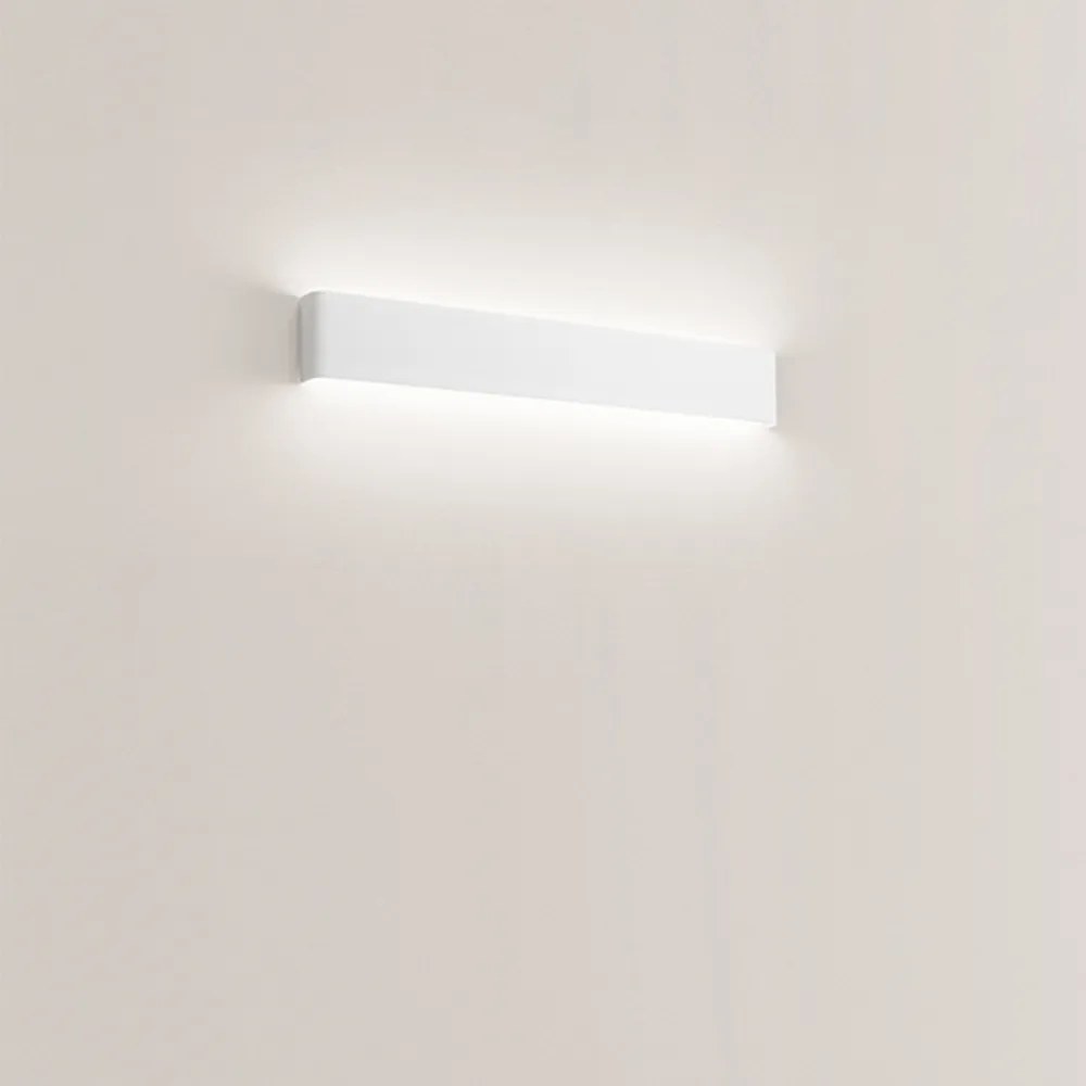 Applique In Metallo Moderna Way Bianco Led 61Cm