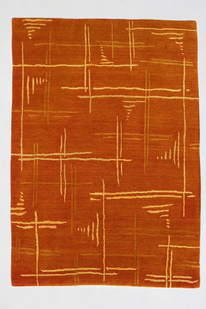 Nepal Tappeto orientale 140x200 Rosso (Nepal) Annodato A Mano
