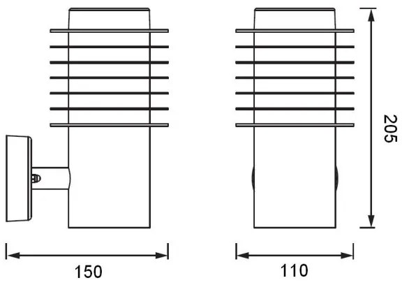Ledvance - Applique a LED da esterno RONDO LED/9W/230V IP44 antracite