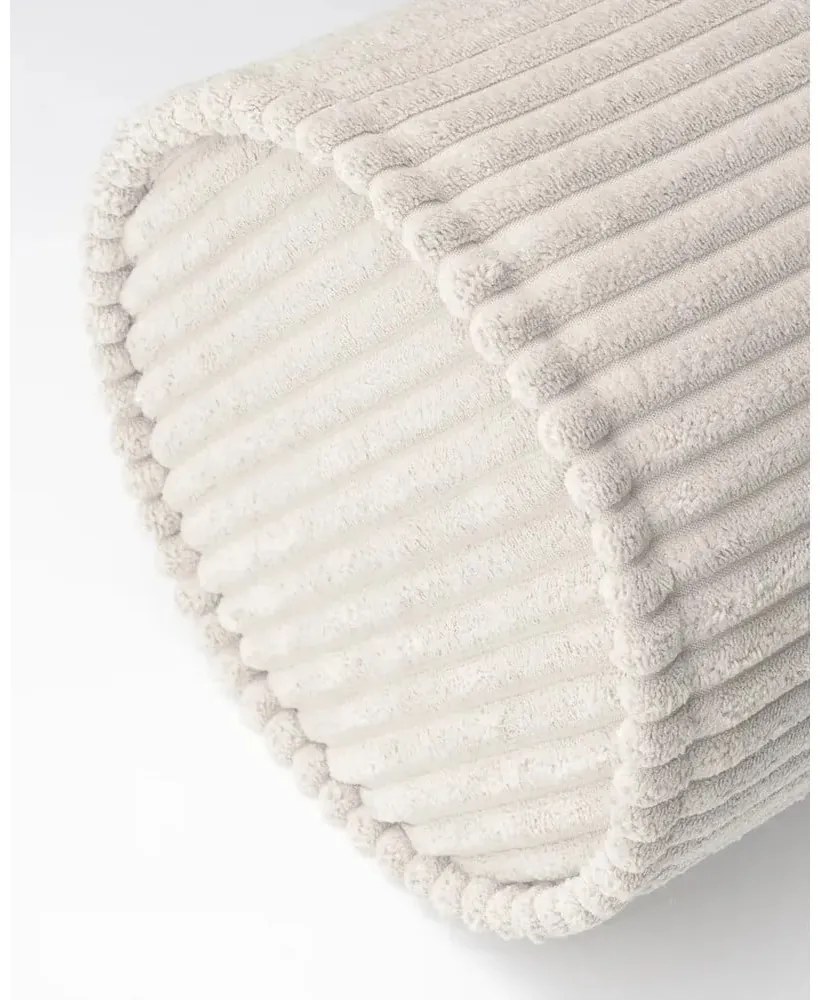 Cuscino per divano da bambini color crema con rivestimento in velluto a coste Roll – Wigiwama