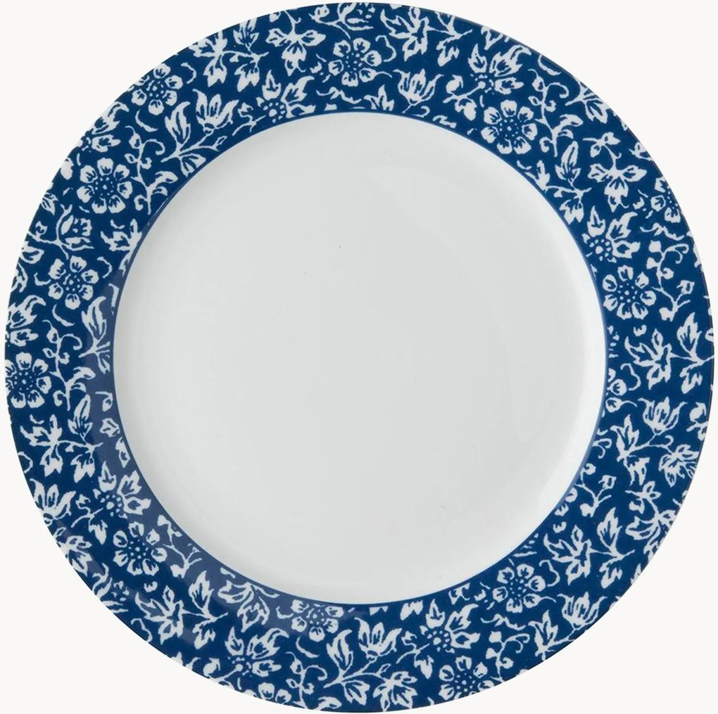 Set di 4 piatti da colazione in porcellana Sweet Alyssum