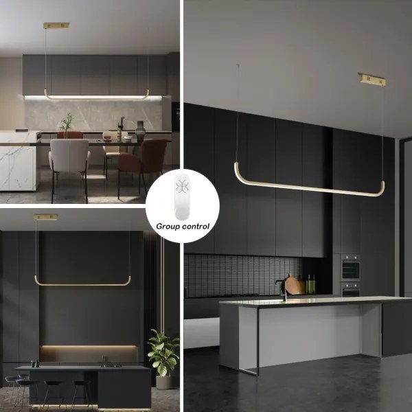 Immax NEO 07227L - Lampadario a sospensione con filo LED dimmerabile PATTINI LED/26W/230V Tuya+RC