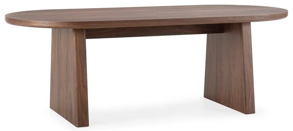 Tavolo da pranzo con effetto noce 100x200 cm Blair – MOME