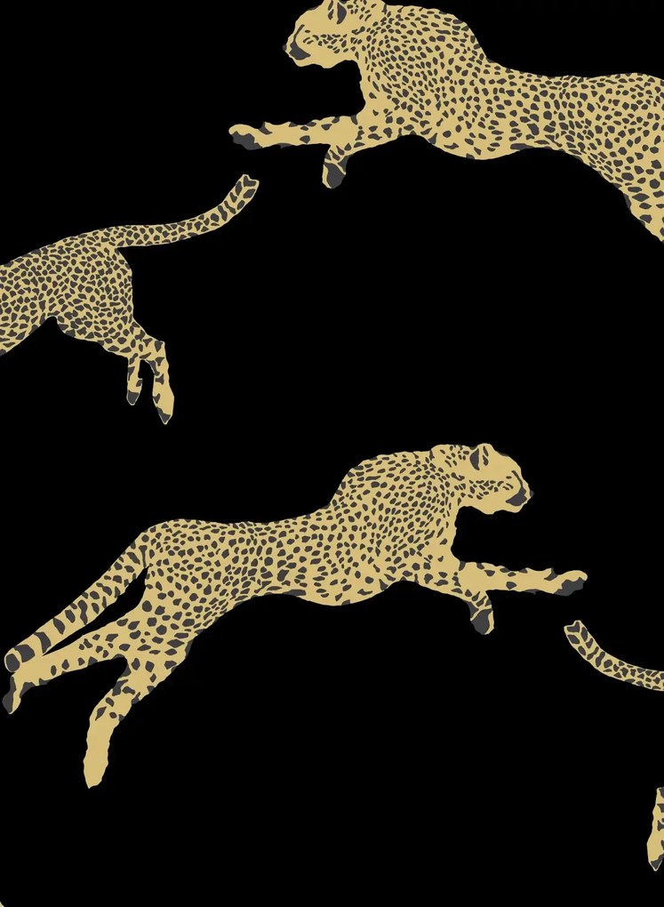 Jannelli & Volpi Carta da parati Leaping Cheetah - 26019