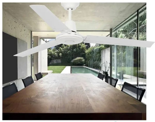 FARO 33005 - Ventilatore da soffitto ECO INDUS bianco