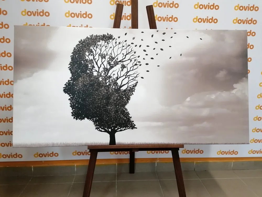 Quadro su tela – Albero in forma di volto