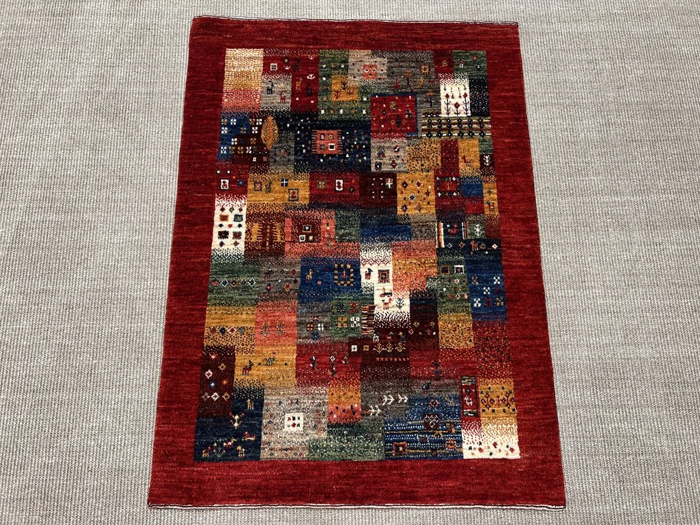 Loribaft Tappeto 90 x 120 (Iran) Annodato A Mano