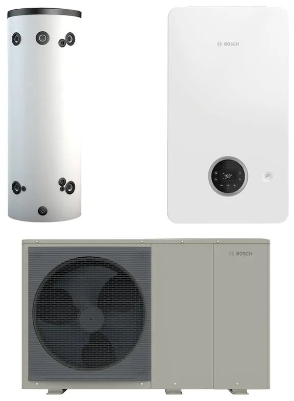 Pompa di calore ariaacqua BOSCH ibrida CS2000AWF 8 kW Condens 2300 W