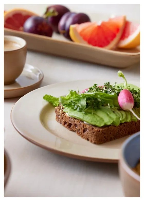 Piatto da dessert in gres beige ø 22 cm - Bitz