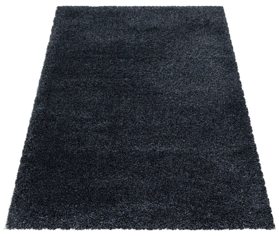 Tappeto color antracite 80x150 cm Fluffy – Ayyildiz Carpets