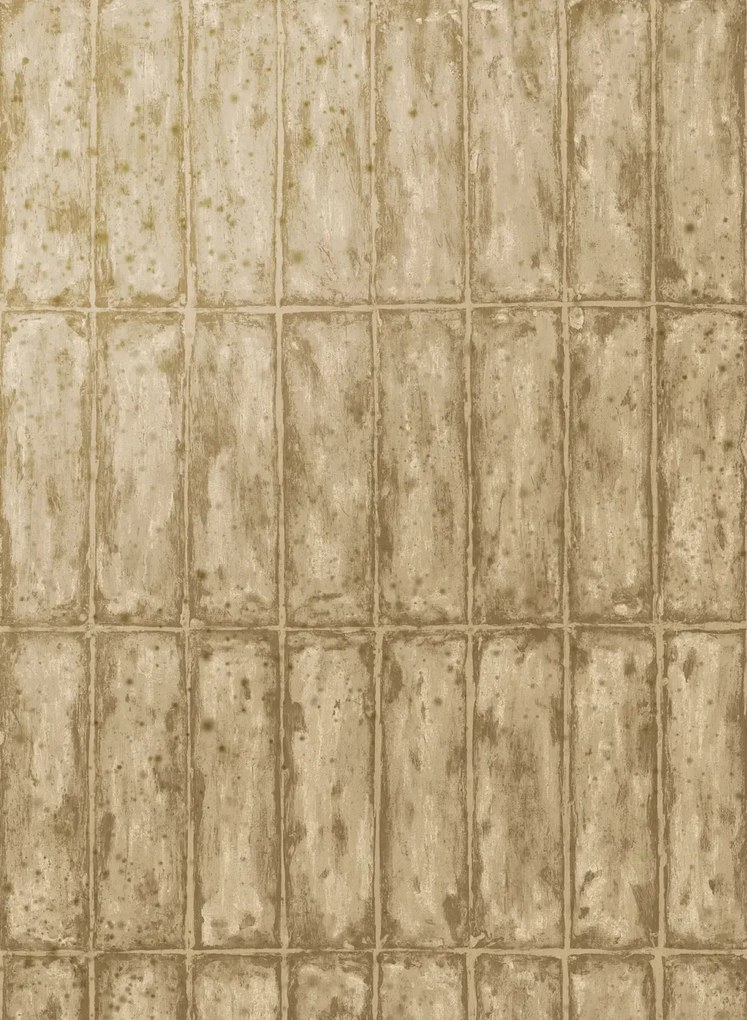 Arte International Carta da parati Chalk Stone - Inca Gold