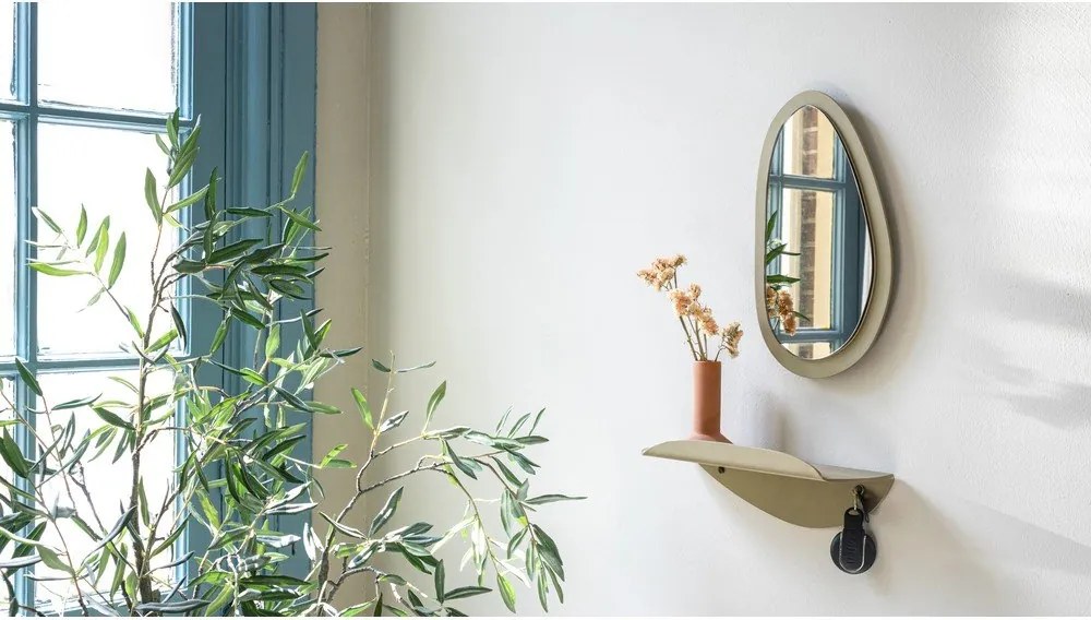 Mensola beige in metallo 34 cm Pipa – Spinder Design