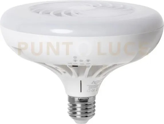 Klassic-e27-fan lampadina led attacco e27 8w 960lm 4000k 120° 150x1...