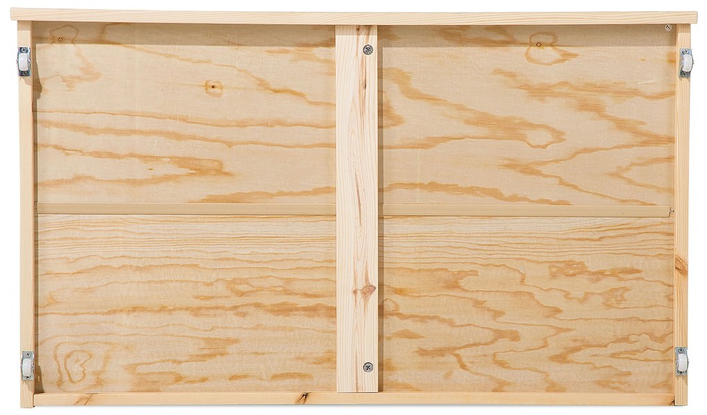 Set di 2 cassetti contenitori legno naturale RUMILLY Beliani
