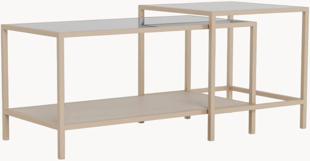 Set di 2 tavolini da salotto Seaford