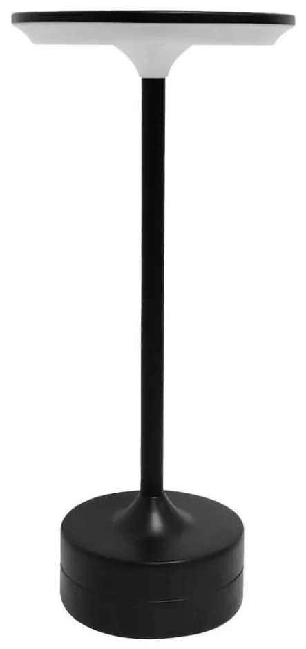 Lampada da tavolo ricaricabile a sfioramento a LED TAVOLO LED/2,5W/5V 2400 mAh 3000-6000K nera