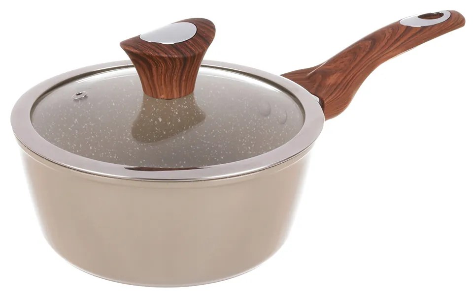 Casseruola 18 cm taupe Kolors con coperchio