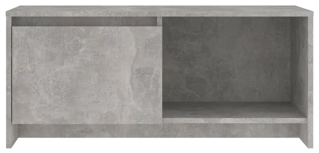 Mobile tv grigio cemento 90x35x40 cm in truciolato