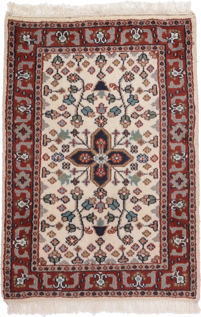 Bidjar Tappeto 90 x 60 (Indian) Annodato A Mano