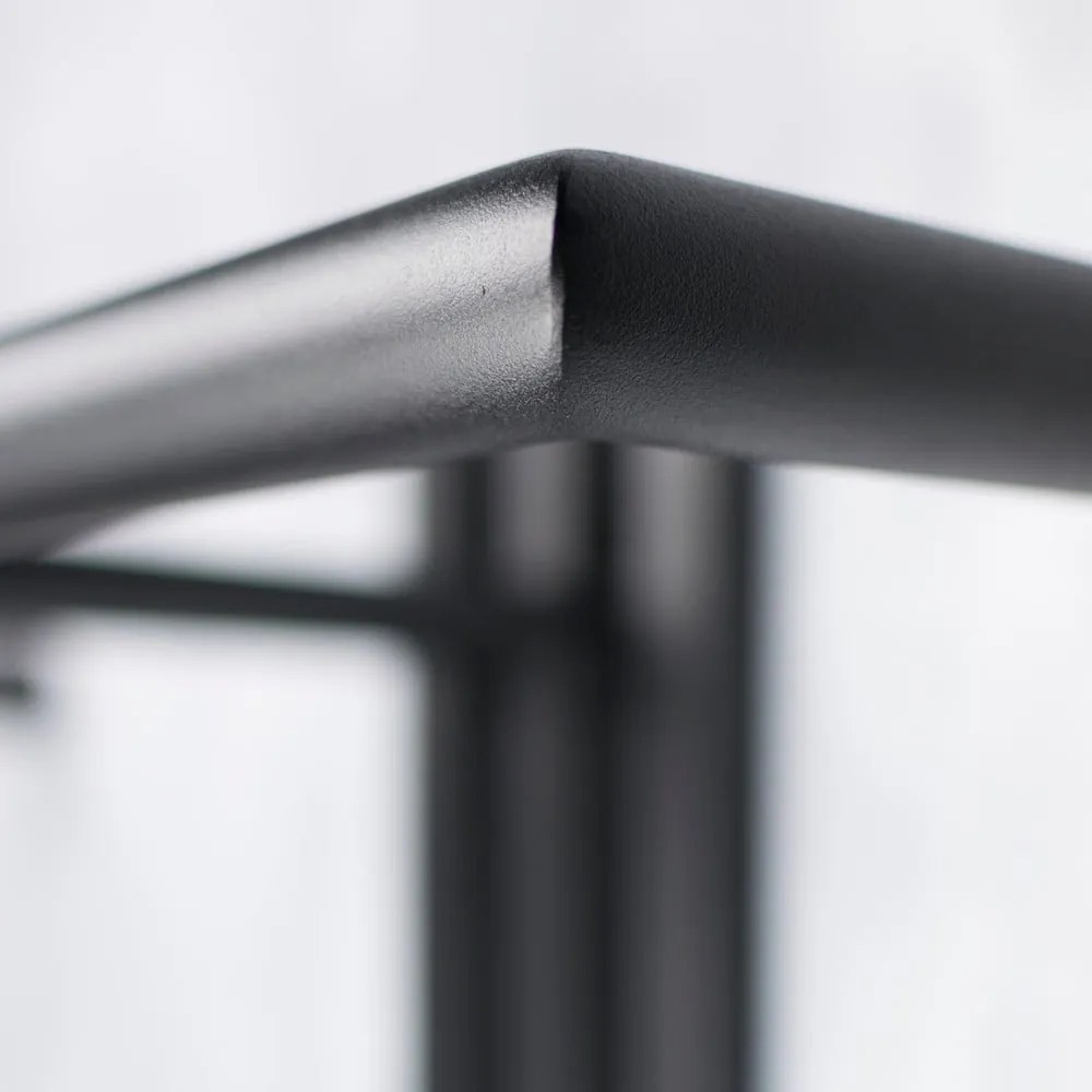 Attaccapanni da parete nero in metallo 65 cm Senza – Spinder Design