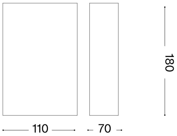 Ideal Lux - Applique FLASH 1xG9/40W/230V bianco