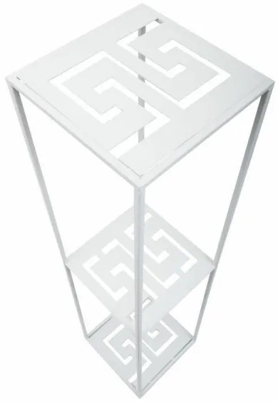 Portafiori 100x24 cm bianco