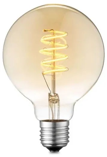 Lampadina LED 4W Amber G95 Dimmerabile E27 - Lucande