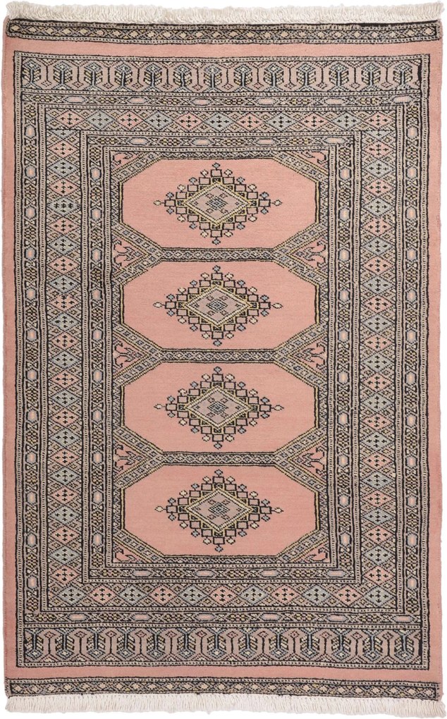 Bokhara Tappeto 80x120 (Pakistan) Annodato A Mano