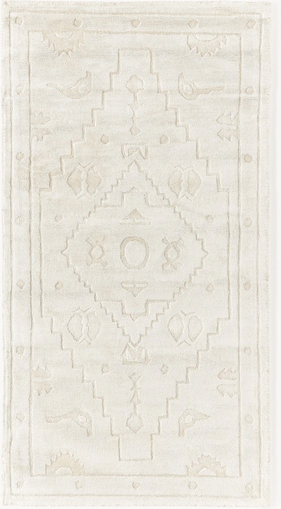 Tappeto in viscosa tessuto a mano Shaila