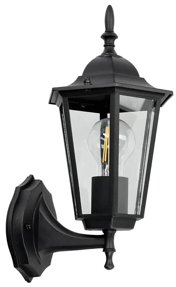 Applique da esterno 1xE27/60W/230V IP44 nera